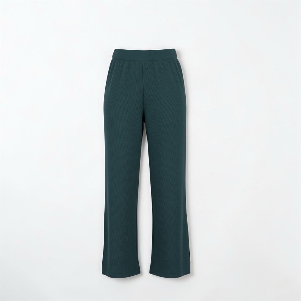 🌿 SKIMS Lounge Rib Sleep Pants• Cypress • S • NWT - Picture 1 of 3